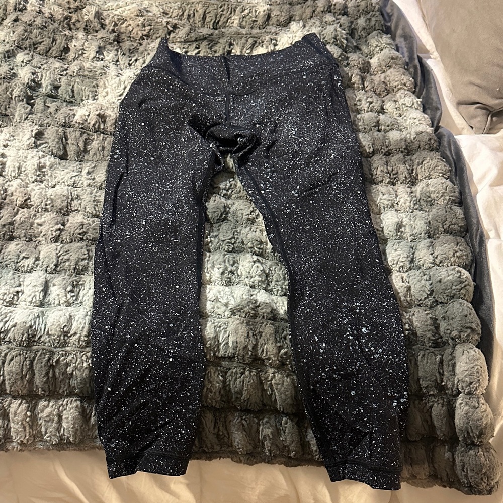 Lululemon Black  Speckled Leggings